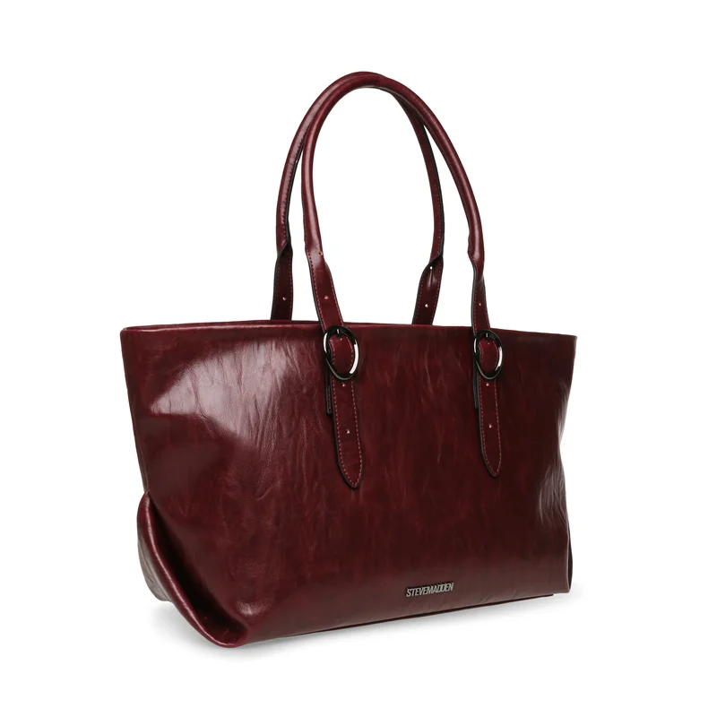 STEVE MADDEN WINE Steve madden harleen women's wine/black tote bag for Women | Best Price UAE